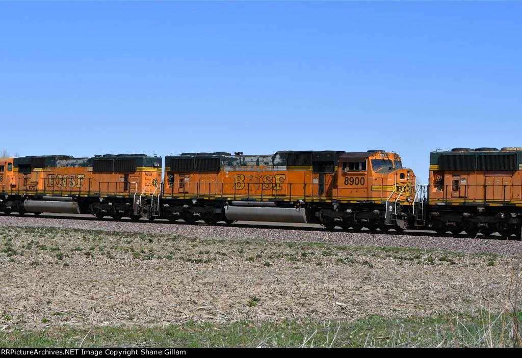 BNSF 8900 Roster shot.